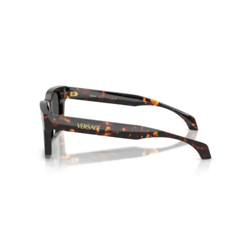 Óculos de Sol Versace 0VE4486 GB1/8752 Acetato Preto com lentes na cor Cinza