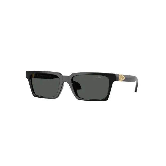 Óculos de Sol Versace 0VE4490U GB1/8755 Acetato Preto com lentes na cor Cinza 1