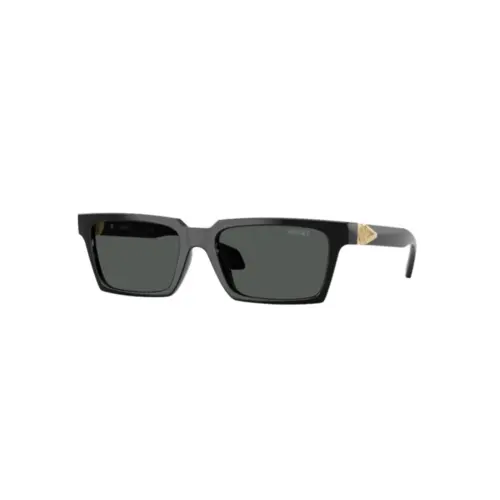 Óculos de Sol Versace 0VE4490U GB1/8755 Acetato Preto com lentes na cor Cinza