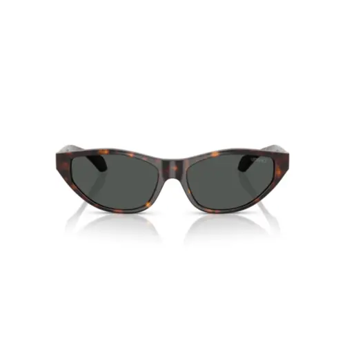 Óculos de Sol Versace 0VE4491U 108/8755 Acetato Marrom Mesclado com lentes na cor Cinza