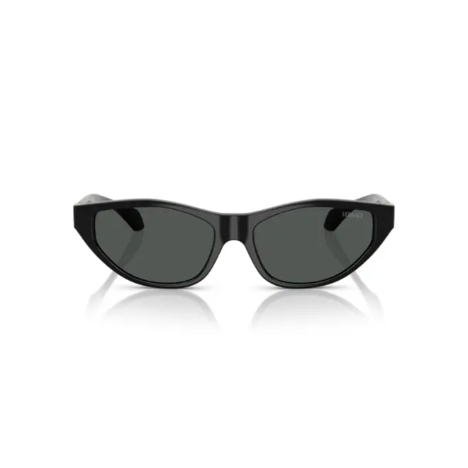 Óculos de Sol Versace 0VE4491U GB1/8755 Acetato Preto com lentes na cor Cinza 2
