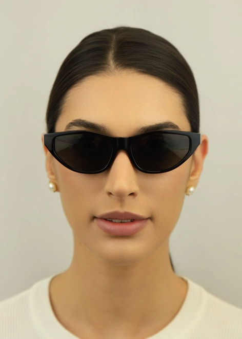 Óculos de Sol Versace 0VE4491U GB1/8755 Acetato Preto com lentes na cor Cinza 3