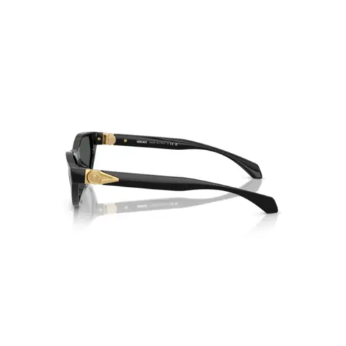 Óculos de Sol Versace 0VE4491U GB1/8755 Acetato Preto com lentes na cor Cinza