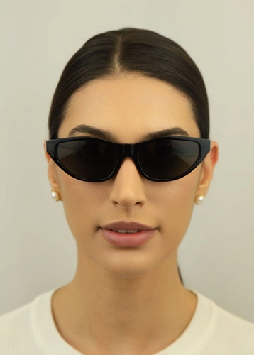 Óculos de Sol Versace 0VE4491U GB1/8755 Acetato Preto com lentes na cor Cinza
