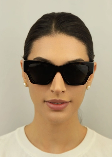 Óculos de Sol Versace 0VE4492U 108/8753 Acetato Marrom Mesclado com lentes na cor Cinza