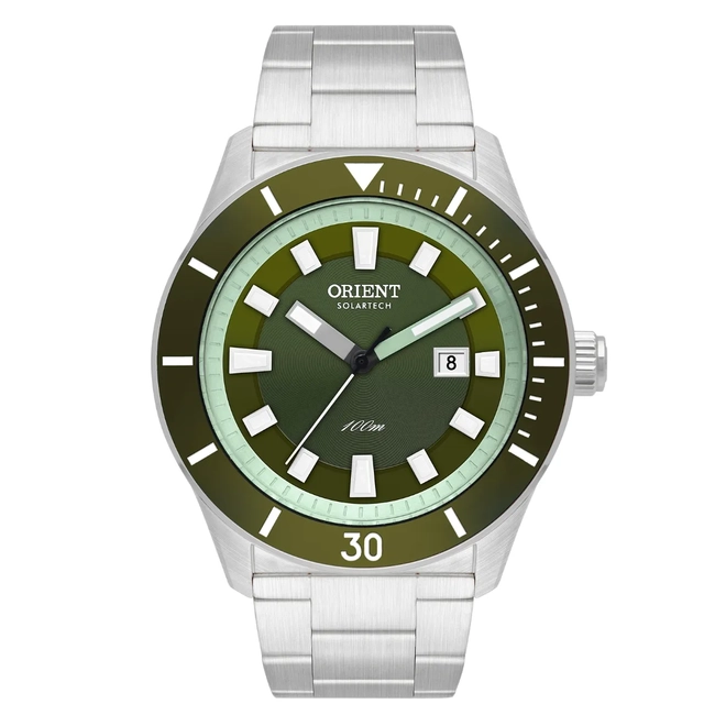Relógio Orient Solartech Masculino - MBSS1499 E1SX Verde 1
