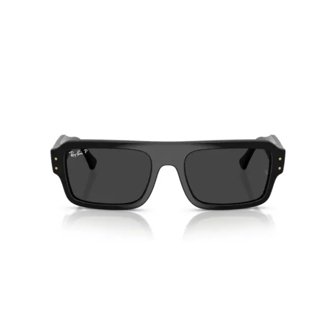 Óculos de Sol Ray-Ban Lukas 0RB4454 66774856 Acetato Preto com lentes na cor Cinza Polarizado 2