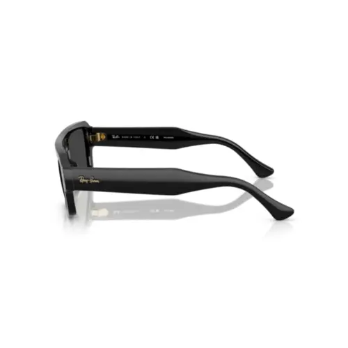 Óculos de Sol Ray-Ban Lukas 0RB4454 66774856 Acetato Preto com lentes na cor Cinza Polarizado