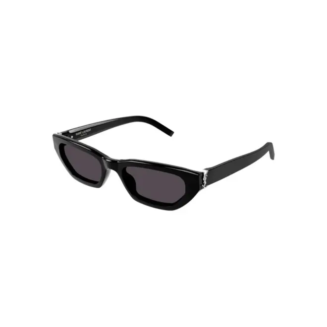 Óculos de Sol Saint Laurent SL M126-001 54 Acetato Preto com lentes na cor Fumê 1
