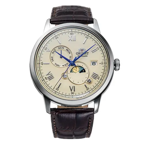 Relógio Orient Automático Sun e Moon - RA AK0803Y30B T3NX Champanhe