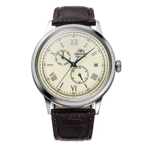 Relógio Orient Automático Bambino Masculino - RA AK0702Y30B T3NX Champanhe