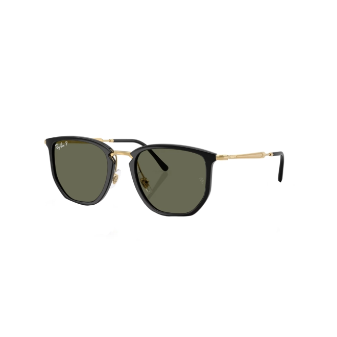 Óculos de Sol Ray-Ban 0RB4451 63065853 Acetato Preto com lentes na cor Verde Polarizado 1