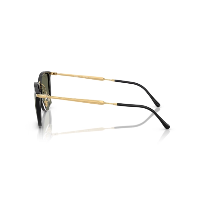 Óculos de Sol Ray-Ban 0RB4451 63065853 Acetato Preto com lentes na cor Verde Polarizado 4