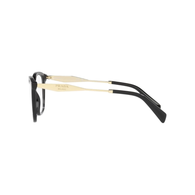 Óculos de Grau Prada 0PR 02ZV 1AB1O154 Acetato Preto 3