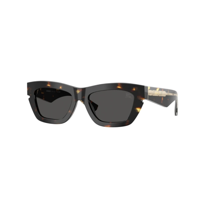 Óculos de Sol Burberry 0BE4454 41068752 Acetato Marrom Mesclado com lentes na cor Cinza 1