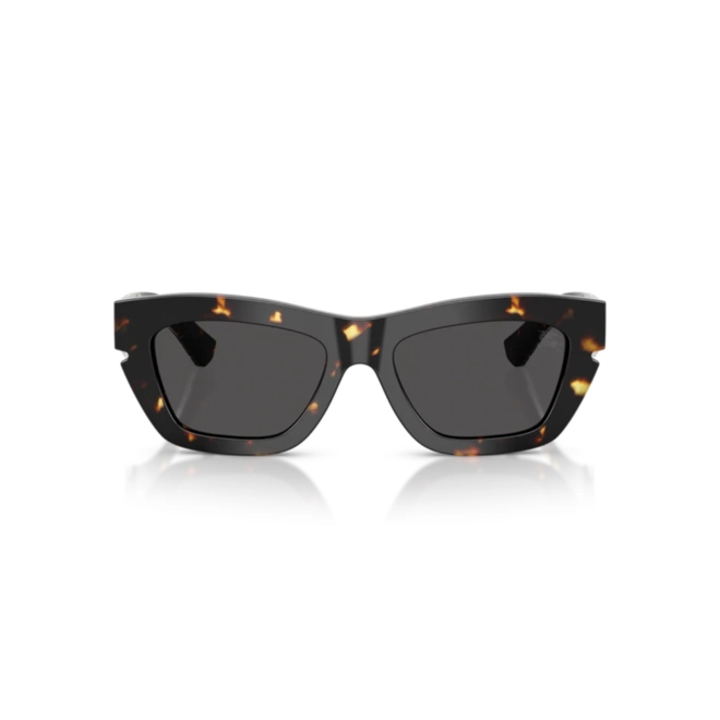 Óculos de Sol Burberry 0BE4454 41068752 Acetato Marrom Mesclado com lentes na cor Cinza 2
