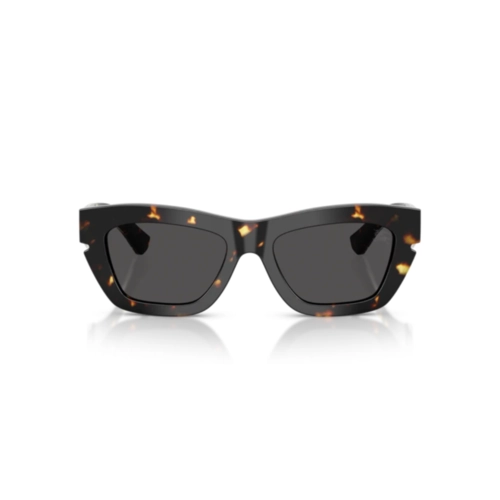 Óculos de Sol Burberry 0BE4454 41068752 Acetato Marrom Mesclado com lentes na cor Cinza