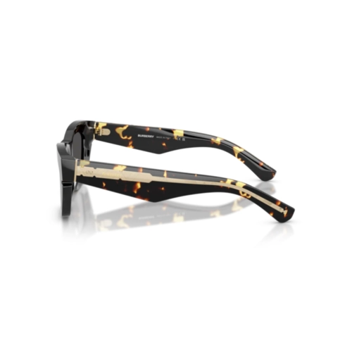 Óculos de Sol Burberry 0BE4454 41068752 Acetato Marrom Mesclado com lentes na cor Cinza