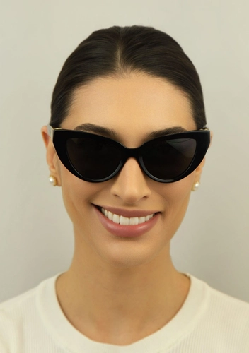 Óculos de Sol Dolce & Gabbana 0DG4497 501/8752 Acetato Preto com lentes na cor Cinza