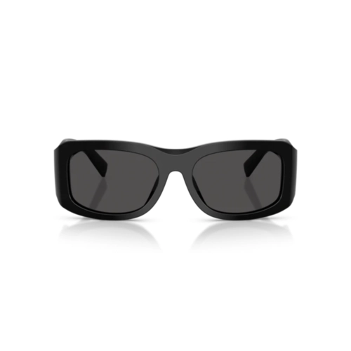 Óculos de Sol Dolce & Gabbana 0DG4503 501/8757 Acetato Preto com lentes na cor Cinza