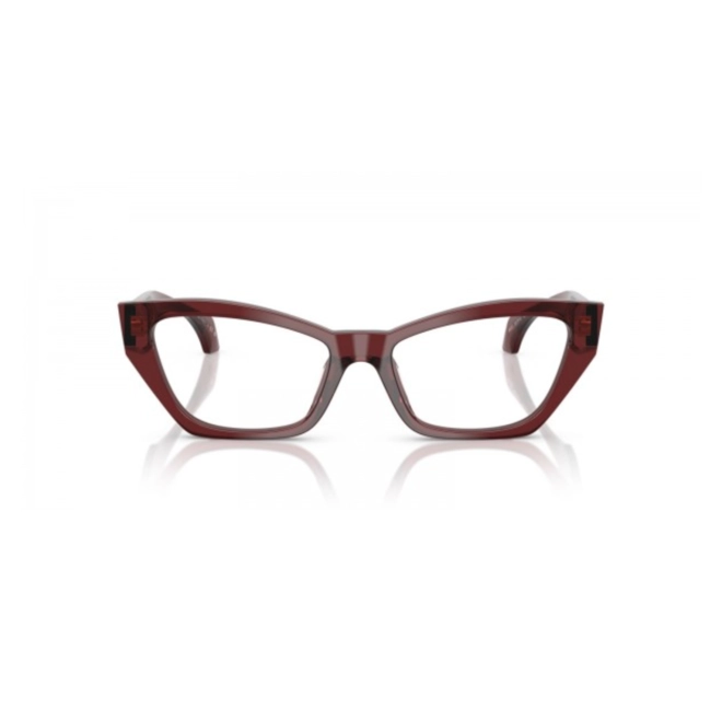 Óculos de Grau Versace 0VE3373U 5512 54 Acetato Bordô 2