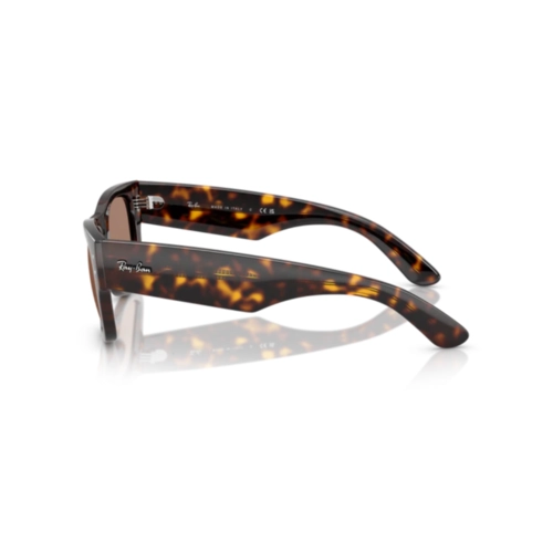 Óculos de Sol Ray-Ban Mega Wayfarer 0RB0840S 902/1A51 Propionato Marrom Mesclado com lentes na cor Marrom