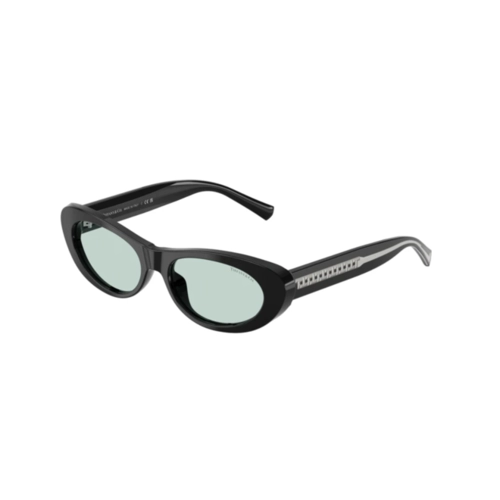 Óculos de Sol Tiffany 0TF4236U 8001D955 Acetato Preto com lentes na cor Azul