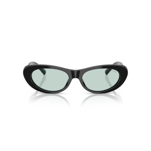Óculos de Sol Tiffany 0TF4236U 8001D955 Acetato Preto com lentes na cor Azul