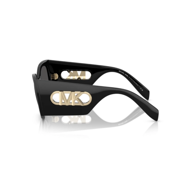 Óculos de Sol Michael Kors 0MK2244U 30058753 Acetato Preto com lentes na cor Cinza Escuro 3