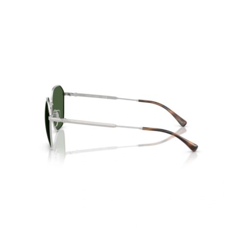 Óculos de Sol Polo Ralph Lauren 0PH3160 94237156 Metal Prata Escovado com lentes na cor Verde