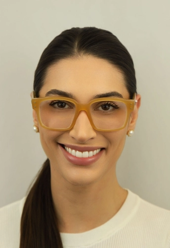 Óculos de Grau Ray-Ban Laurene 0RX7256 8430 53 Acetato Bege Transparente