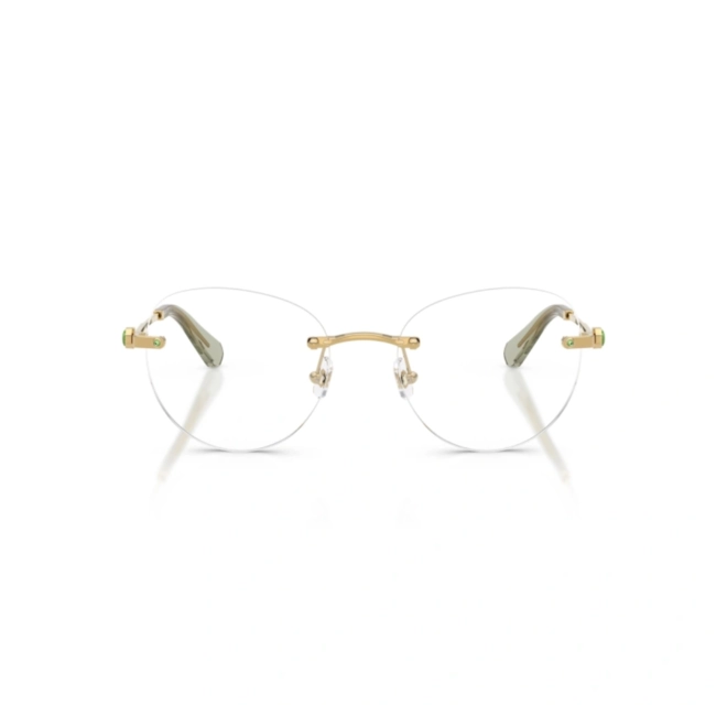 Óculos de Grau Swarovski 0SK1021 4017 53 Metal Dourado 2