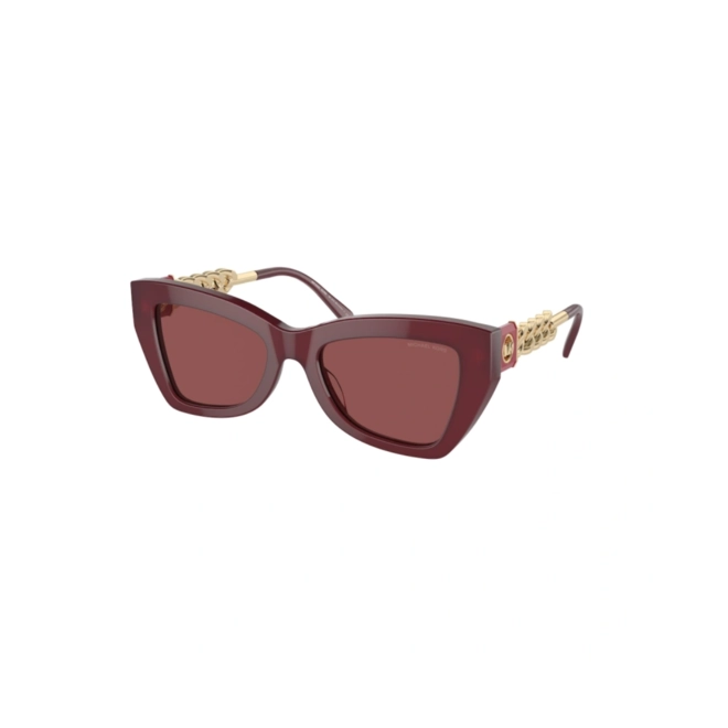 Óculos de Sol Michael Kors 0MK2205 39497552 Acetato Vermelho Transparente com lentes na cor Vermelho 1