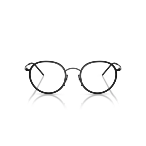 Óculos de Grau Giorgio Armani 0AR5155 3001 49 Metal Preto Fosco