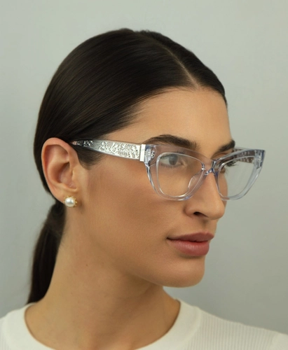 Óculos de Grau Dolce & Gabbana 0DG3412 3133 53 Acetato Transparente