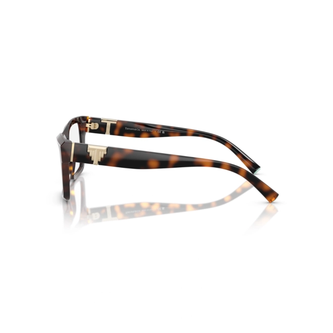 Óculos de Grau Tiffany 0TF2267 8015 54 Acetato Marrom Mesclado 3