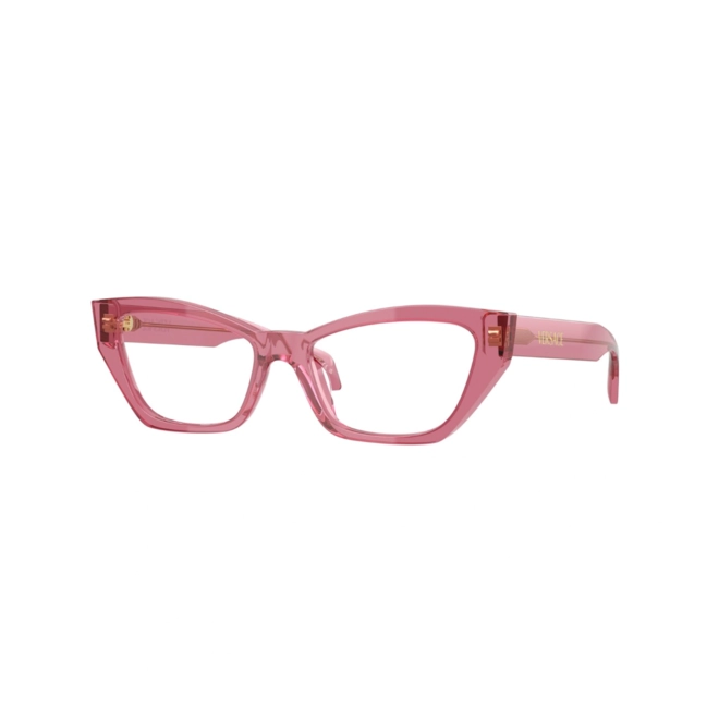 Óculos de Grau Versace 0VE3373U 5516 54 Acetato Rosa Transparente 1