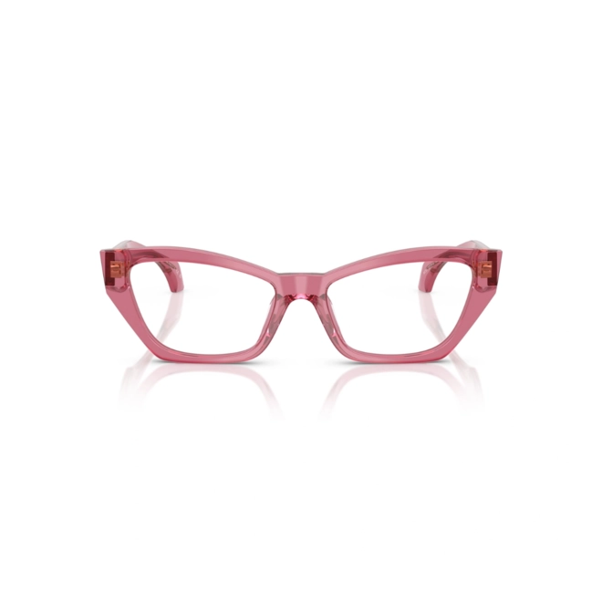 Óculos de Grau Versace 0VE3373U 5516 54 Acetato Rosa Transparente 3