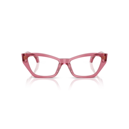 Óculos de Grau Versace 0VE3373U 5516 54 Acetato Rosa Transparente