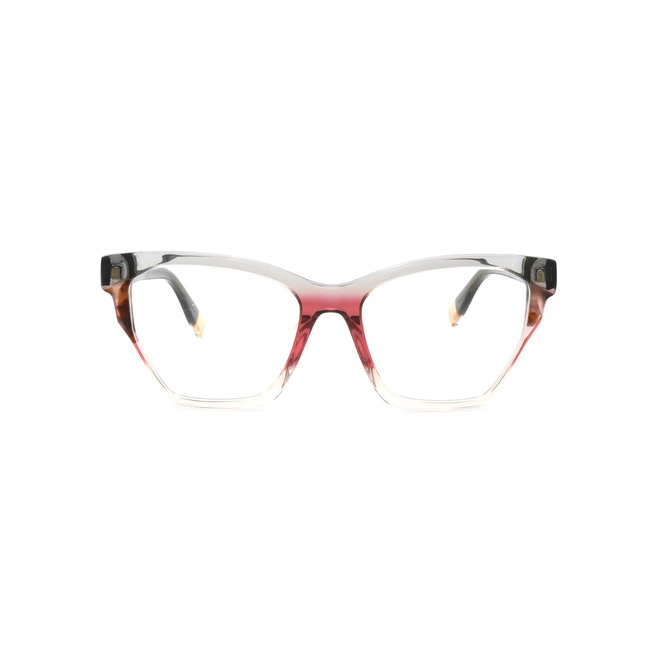 Óculos de Grau Furla VFU868V 530G49 Acetato Rosa e Cinza 3