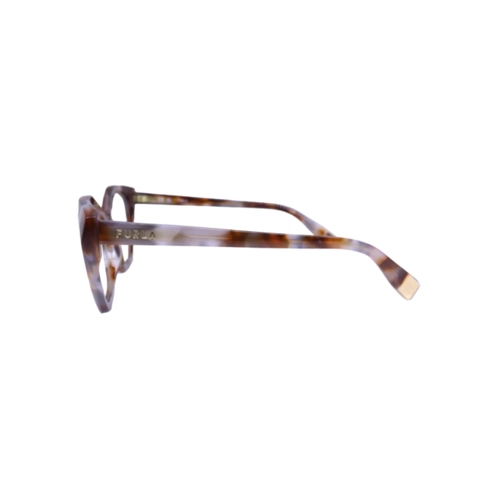 Óculos de Grau Furla VFU869 5203KA Acetato Marrom Mesclado