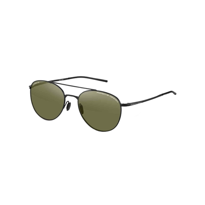 Óculos de Sol Porsche Design Vision Drive P8947 56A Titânio Preto Fosco com lentes na cor Verde Polarizado 1