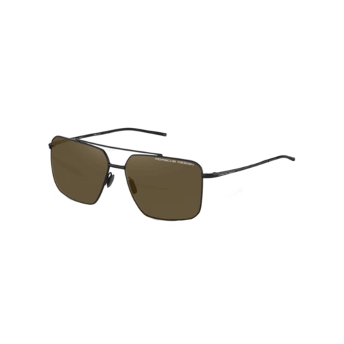 Óculos de Sol Porsche Design P8936 61A Titânio Preto com lentes na cor Marrom