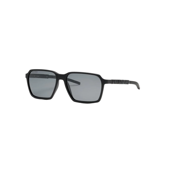 Óculos de Sol Plein Sport SSP012 59U28P Acetato Preto Fosco com lentes na cor Fumê Polarizado 1