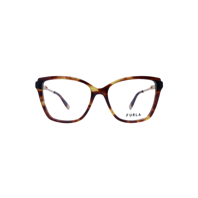 Óculos de Grau Furla VFU830 540829 Acetato Marrom Mesclado 2