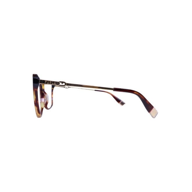 Óculos de Grau Furla VFU830 540829 Acetato Marrom Mesclado 4