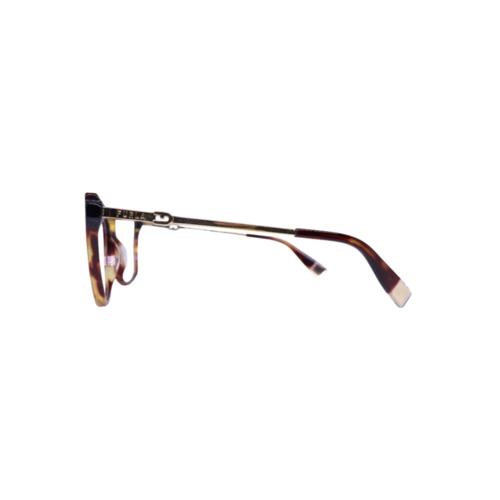 Óculos de Grau Furla VFU830 540829 Acetato Marrom Mesclado