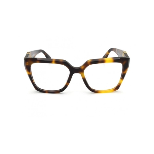 Óculos de Grau Furla VFU866 540752 Acetato Marrom Mesclado