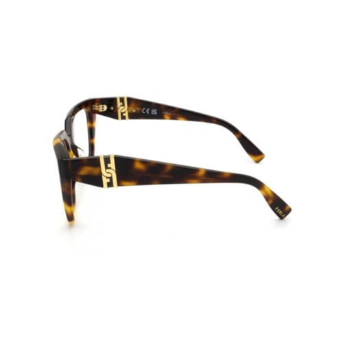 Óculos de Grau Furla VFU866 540752 Acetato Marrom Mesclado