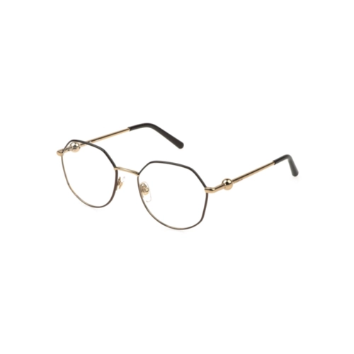 Óculos de Grau Furla VFU870 540342 Metal Bronze e Marrom